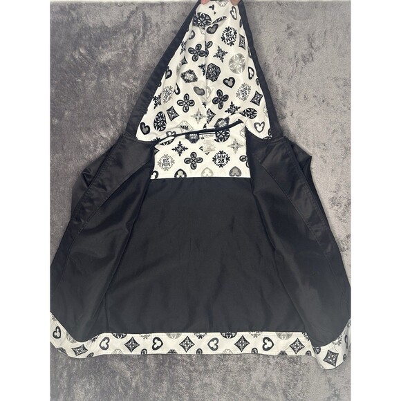 Disney Parks Disneyland Resort Jacket Large Black Zip Hoodie Mickey Lining - Picture 6 of 9